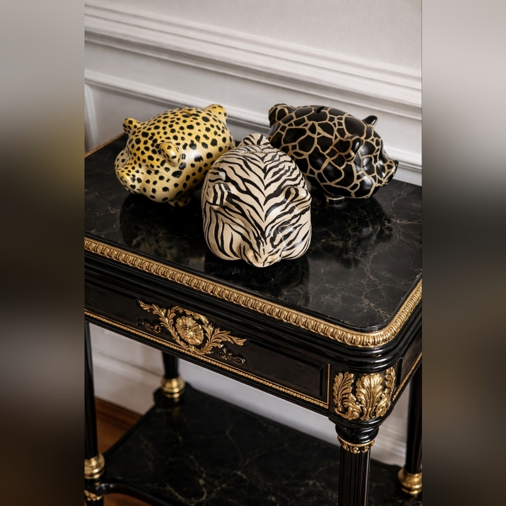 Animal Print Piggy Banks